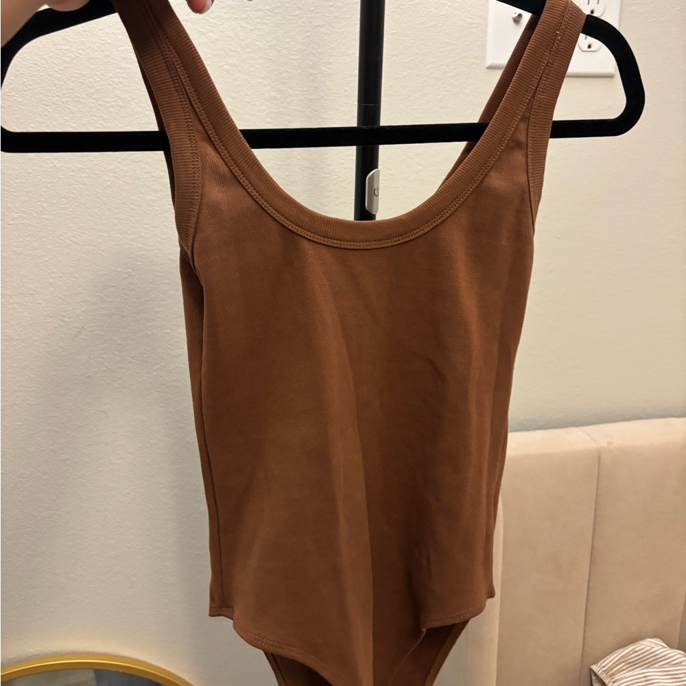 Brown Sleeveless Women's Top
